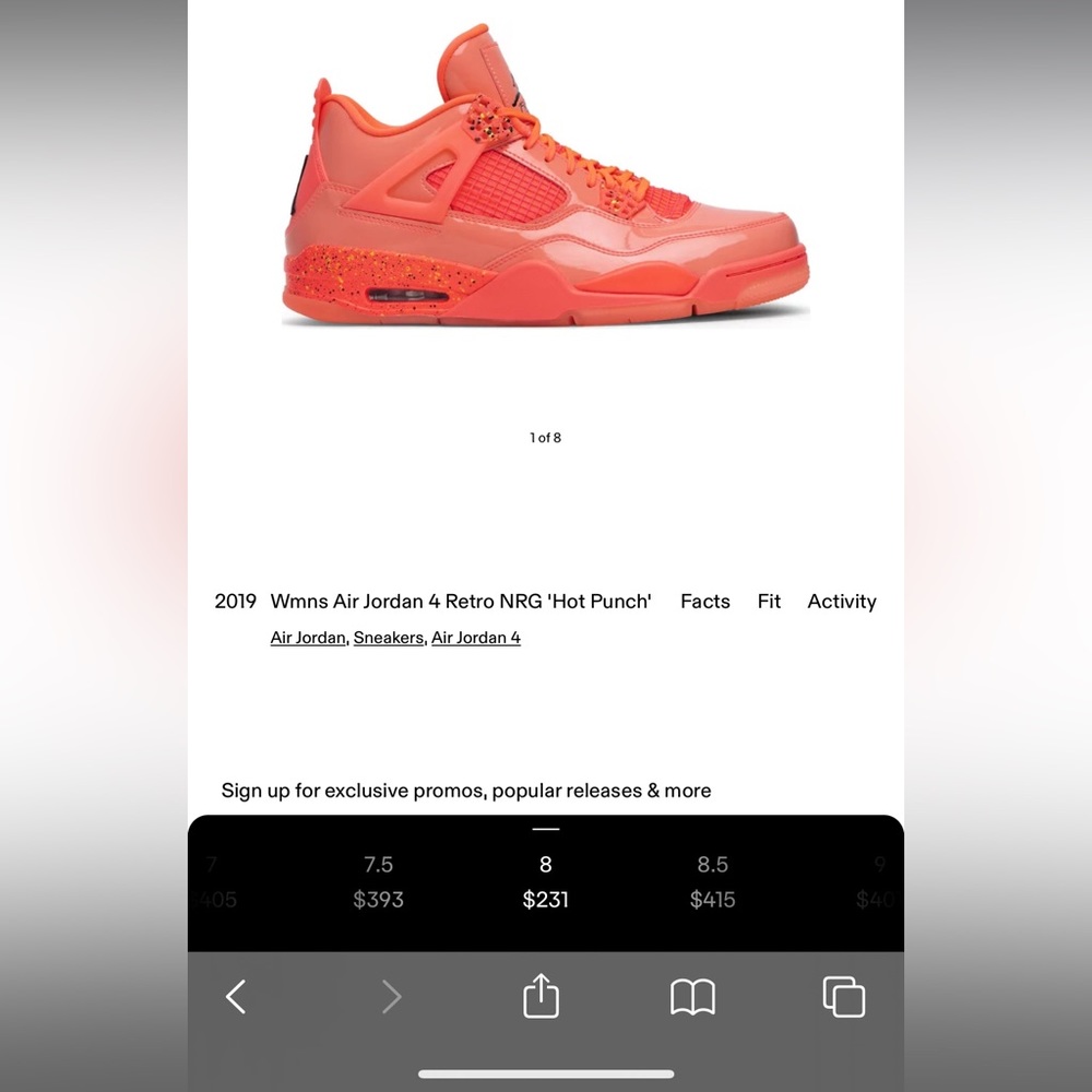 Limited Edition Jordan 4 Hot Punch